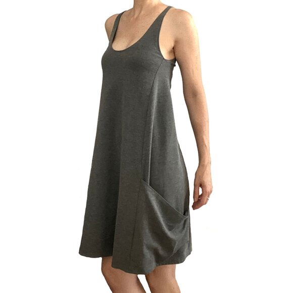 Elisa C-Rossow Minimalist Grey Jersey Dress – Size S - Picture 1 of 7